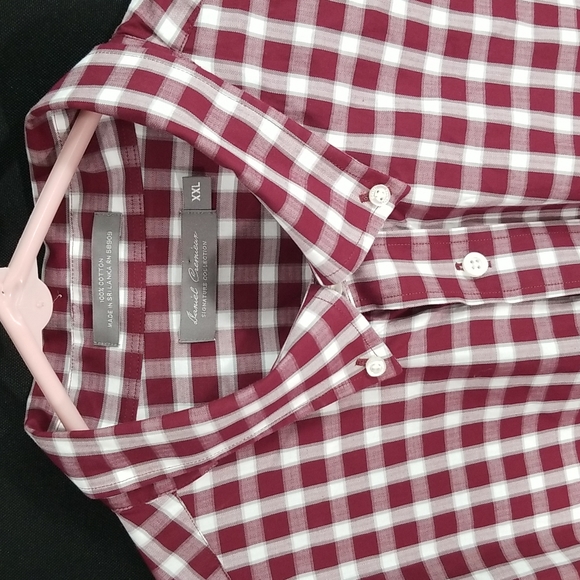 Daniel Cremieux Signature Collection Gingham Pattern Casua  Shirt.  XXL - Picture 4 of 11